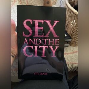 Elegant Black and Pink 'Sex and the City' Book
